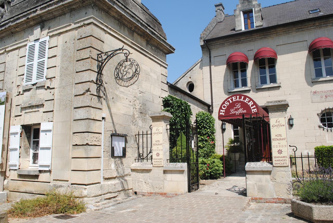 Hostellerie Le Griffon Blérancourt Buitenkant foto